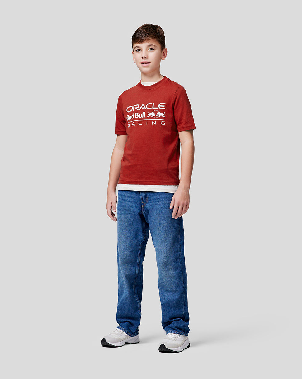 Oracle Red Bull Racing junior T-shirt met groot mono frontlogo – Winery - Winery