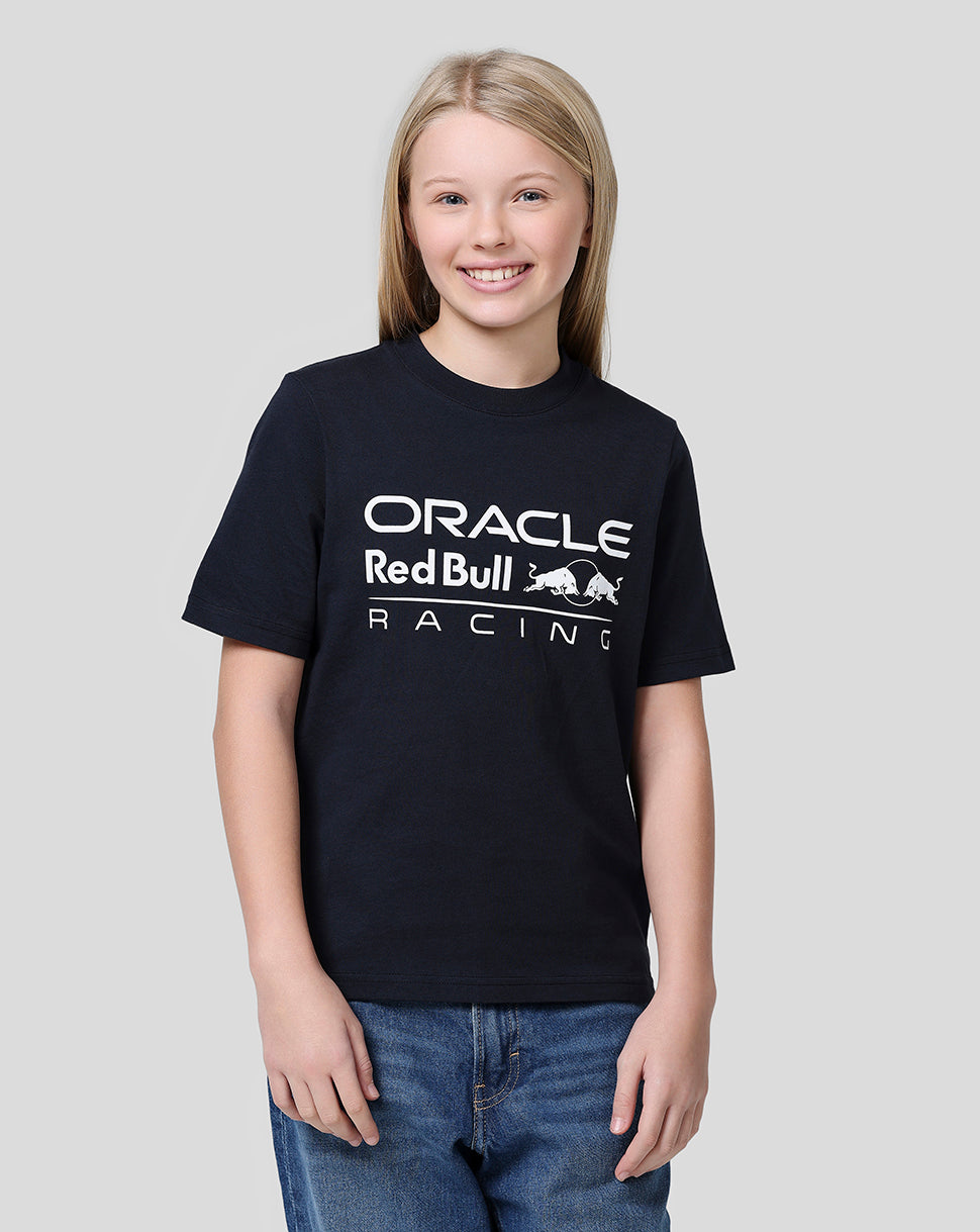 Oracle Red Bull Racing Junior T-Shirt mit grossem Frontlogo – Night Sky - Night Sky