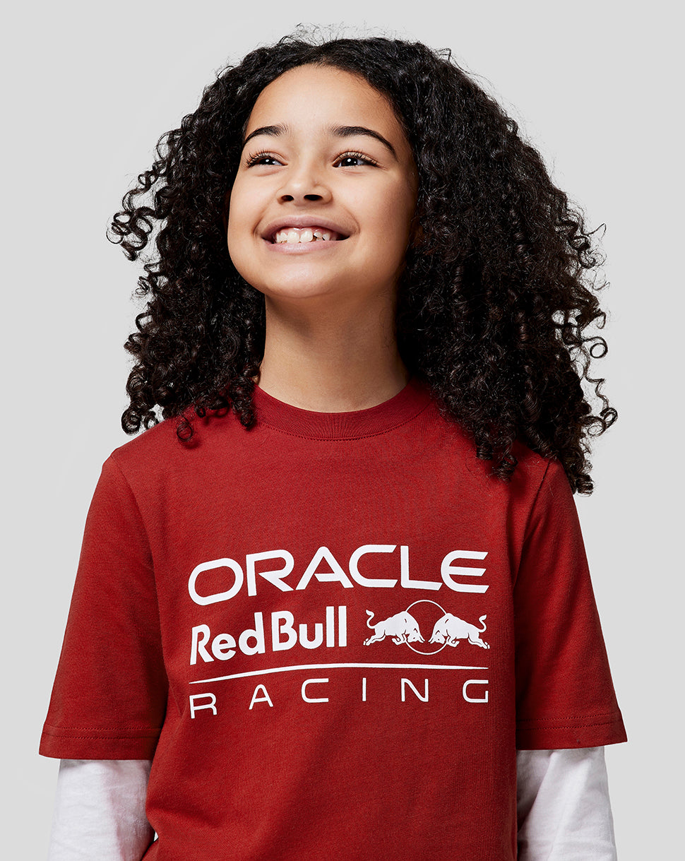 Oracle Red Bull Racing junior T-shirt met groot mono frontlogo – Winery - Winery