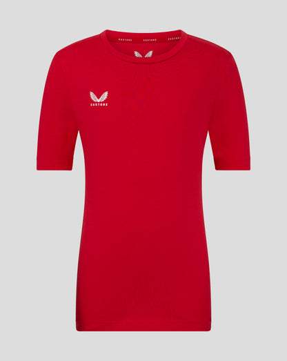 Junior Cotton Leisure Tee - True Red