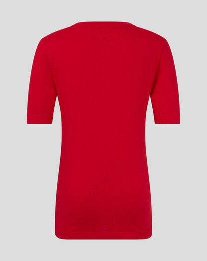 Junior Cotton Leisure Tee - True Red