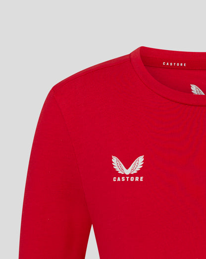 Junior Cotton Leisure Tee - True Red