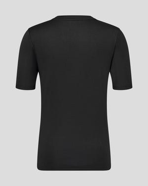 Leicester Tigers Junior 25/26 Short Sleeve Training T-Shirt - Caviar