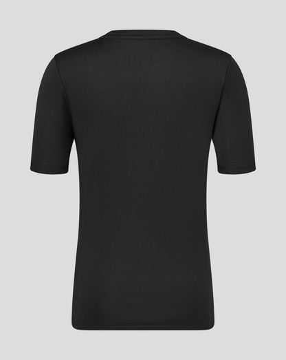 Leicester Tigers Junior 25/26 Short Sleeve Training T-Shirt - Caviar