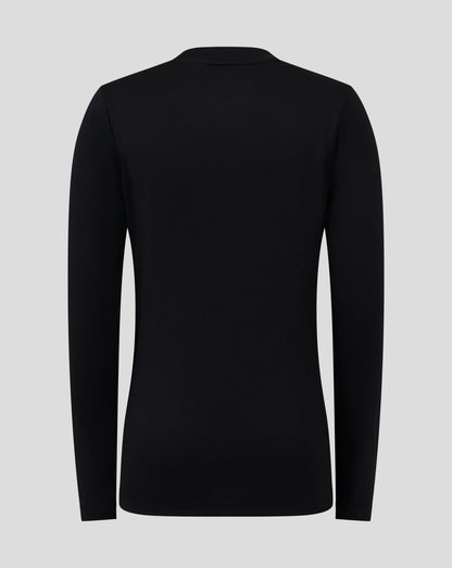 Junior Long Sleeve Performance Tee - Caviar