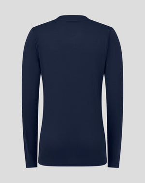 Junior Long Sleeve Performance Tee - Peacoat