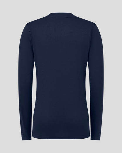 Junior Long Sleeve Performance Tee - Peacoat