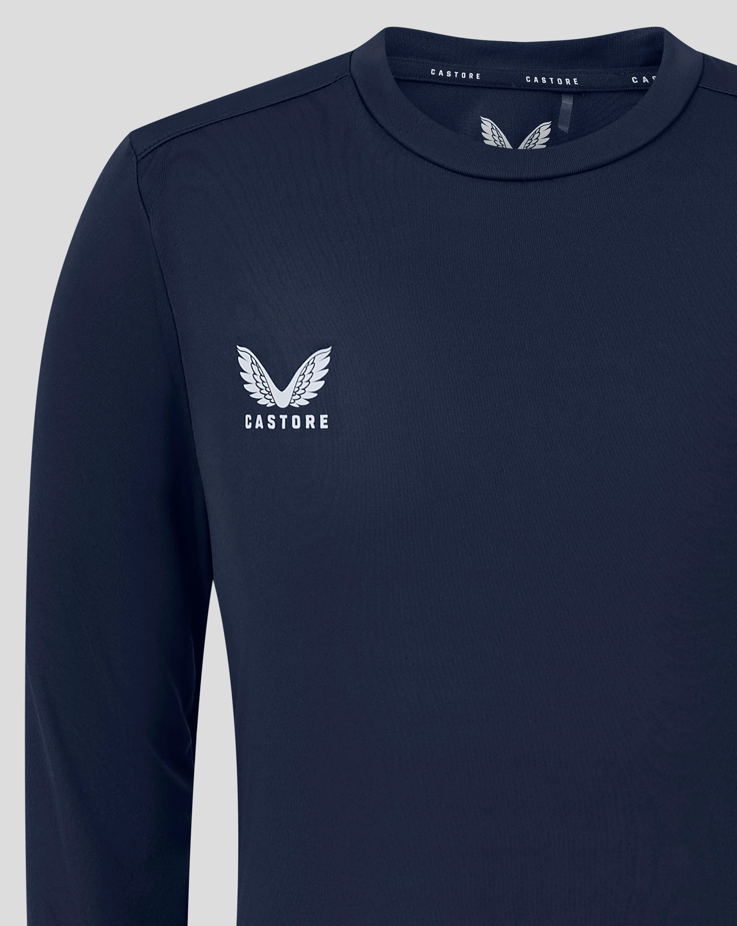 Junior Long Sleeve Performance Tee - Peacoat