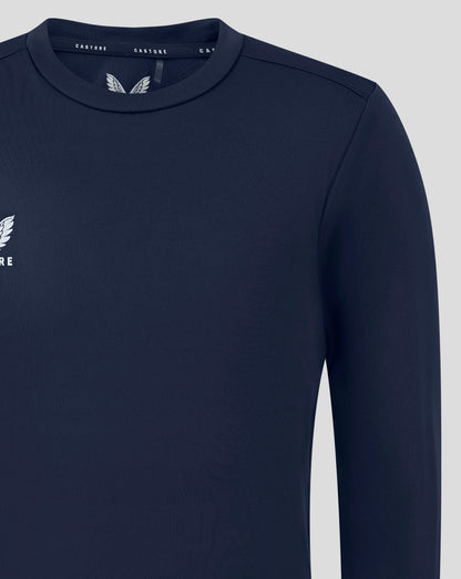 Junior Long Sleeve Performance Tee - Peacoat