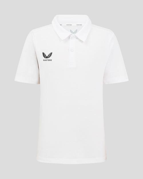 Junior Cotton Leisure Polo - Brilliant White