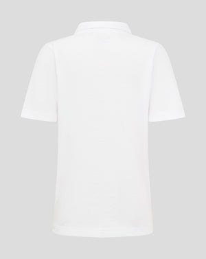 Junior Cotton Leisure Polo - Brilliant White