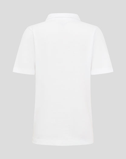 Junior Cotton Leisure Polo - Brilliant White