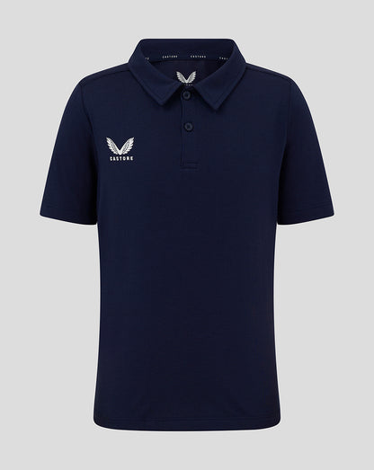 Junior Cotton Leisure Polo - Peacoat