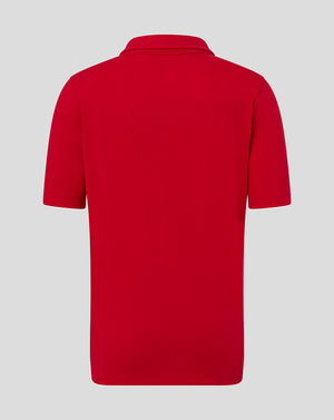 Junior Cotton Leisure Polo - True Red