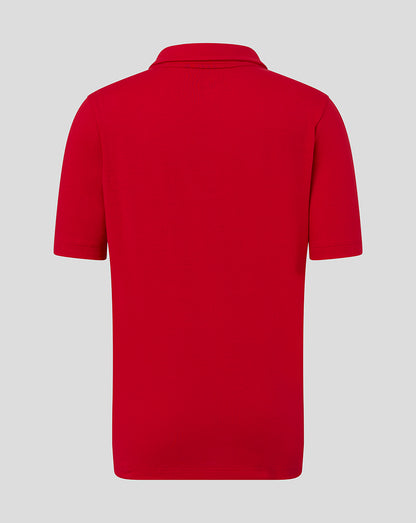Junior Cotton Leisure Polo - True Red