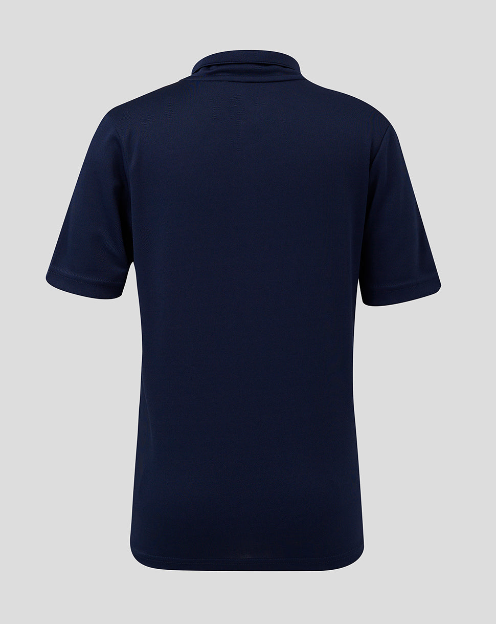 Junior Performance Polo - Peacoat