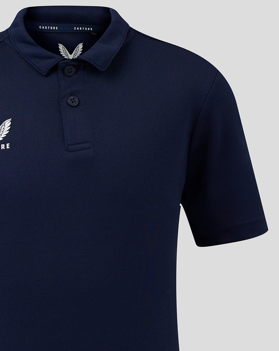 Junior Performance Polo - Peacoat