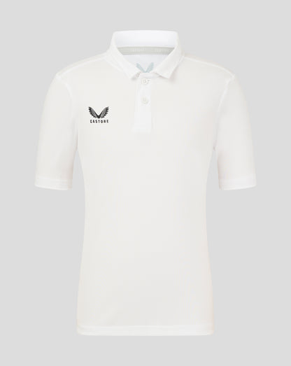 Junior Performance Polo - Brilliant White