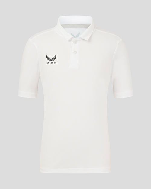 Junior Performance Polo - Brilliant White