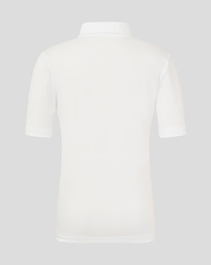 Junior Performance Polo - Brilliant White