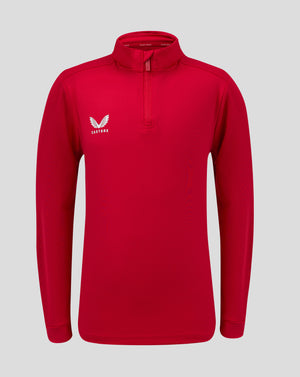 Junior 1/4 Zip - True Red