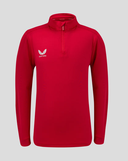 Junior 1/4 Zip - True Red