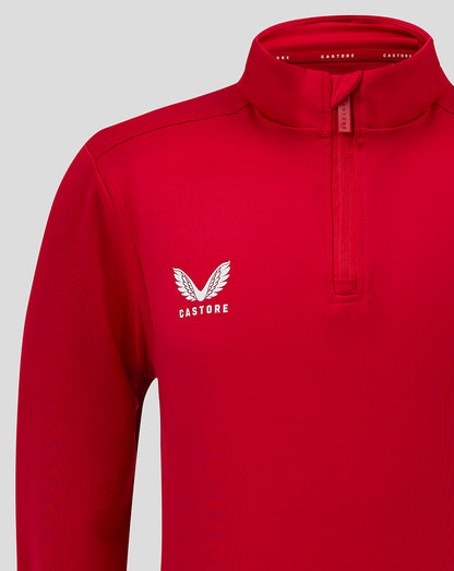 Junior 1/4 Zip - True Red