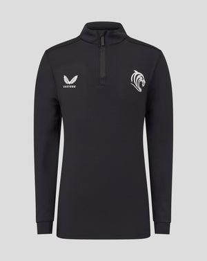 Leicester Tigers Junior 25/26 Training Midlayer - Caviar