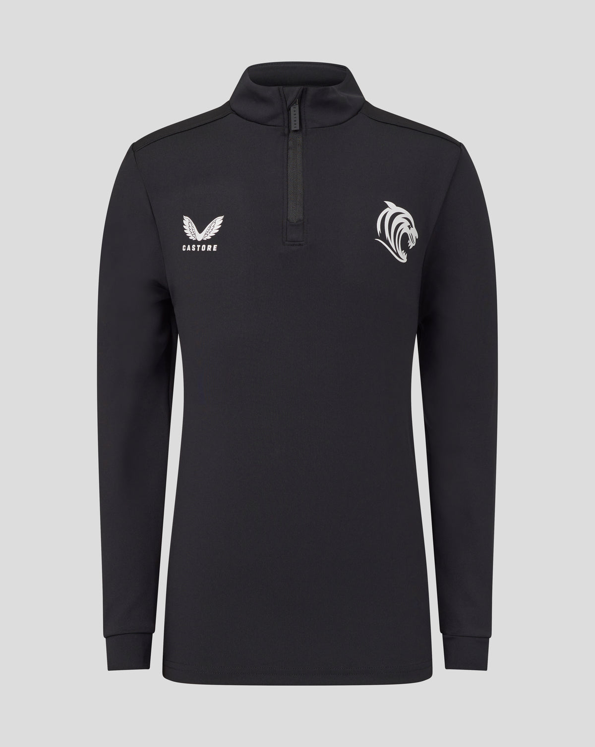 Capa intermedia Leicester Tigers Junior 25/26 Training – Caviar - Caviar