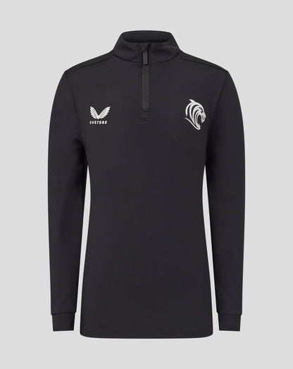 Leicester Tigers Junior 25/26 Training Midlayer - Caviar