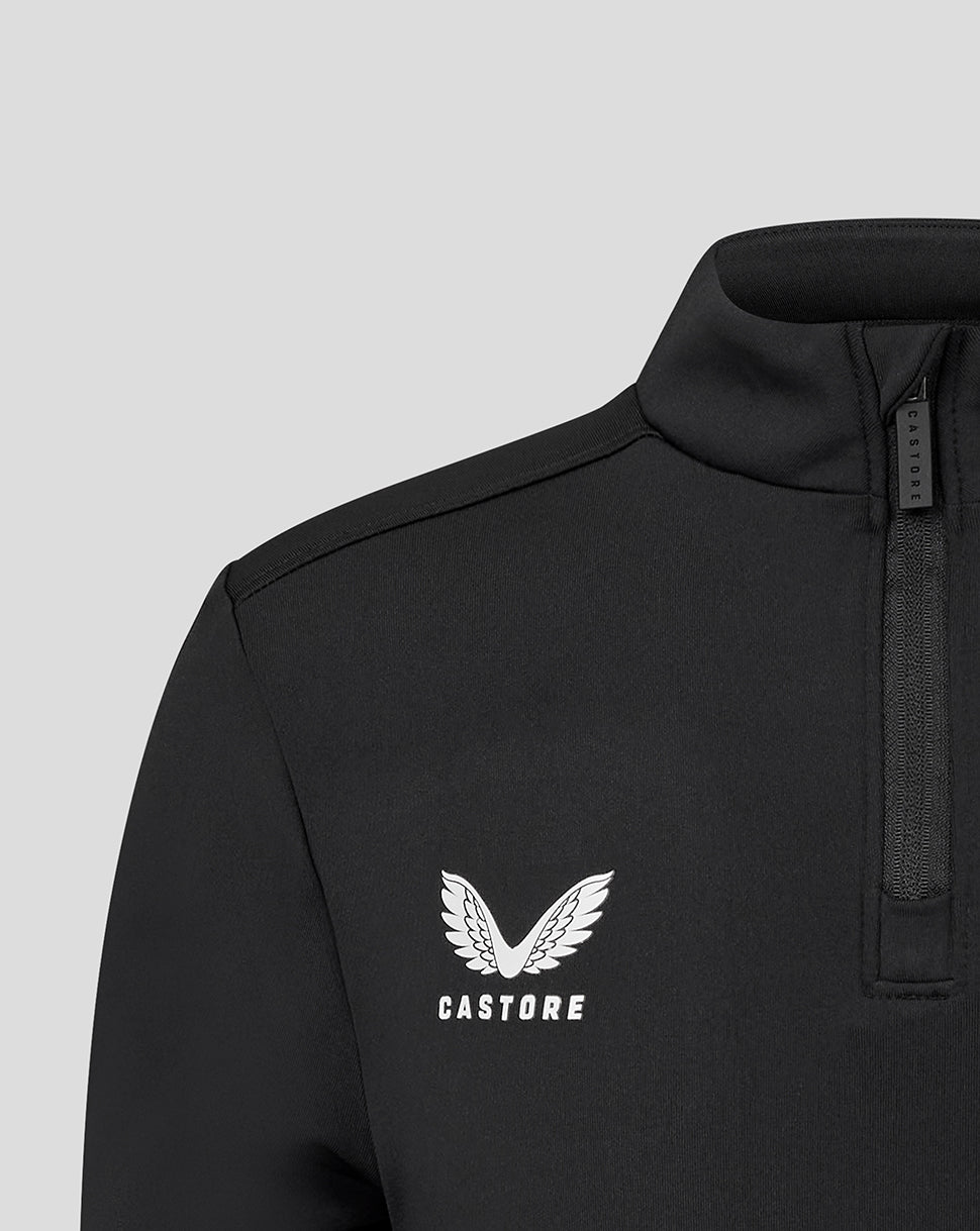 Leicester Tigers Junior 25/26 Training Midlayer - Caviar