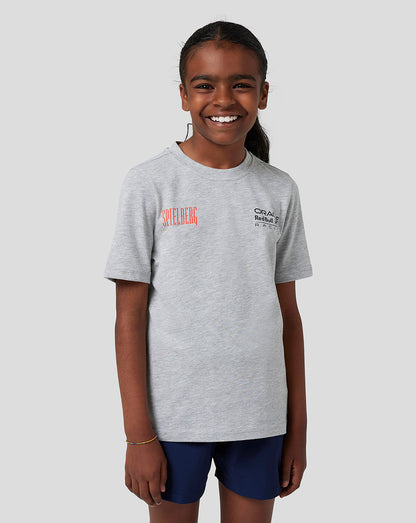 Red Bull Racing Junior Spielberg Short Sleeve T-Shirt - Grey Marl