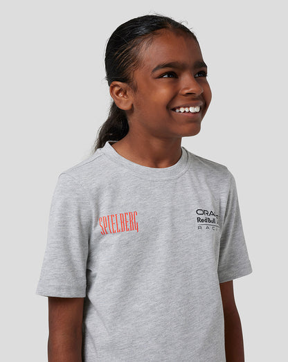 Red Bull Racing Junior Spielberg Short Sleeve T-Shirt - Grey Marl
