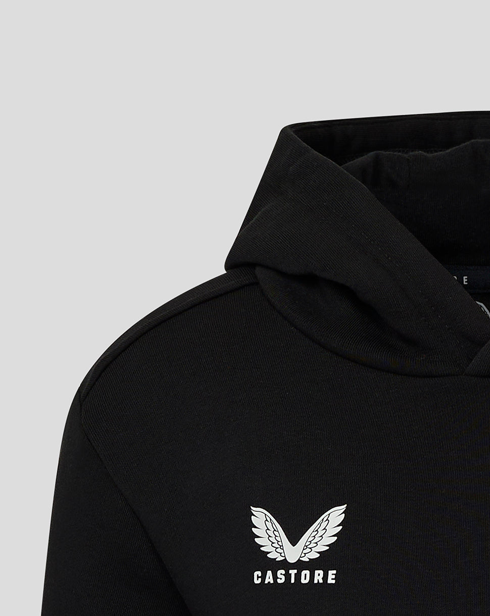 Junior Cotton Leisure Hoodie - Caviar
