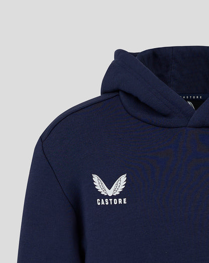 Junior Cotton Leisure Hoodie - Peacoat