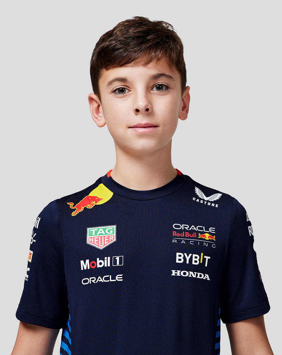 Oracle Red Bull Racing Junior Official Teamline Set Up Tee - Night Sky - Night Sky