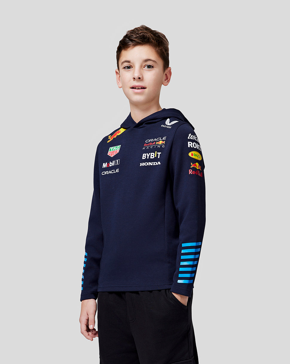 Oracle Red Bull Racing Junior Official Teamline Pullover Hoodie – Nachthimmel - Night Sky