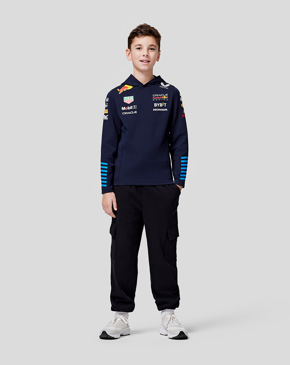 Oracle Red Bull Racing Junior Official Teamline Pullover Hoodie – Nachthimmel - Night Sky