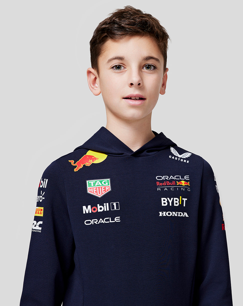Oracle Red Bull Racing Junior Official Teamline Pullover Hoodie – Nachthimmel - Night Sky