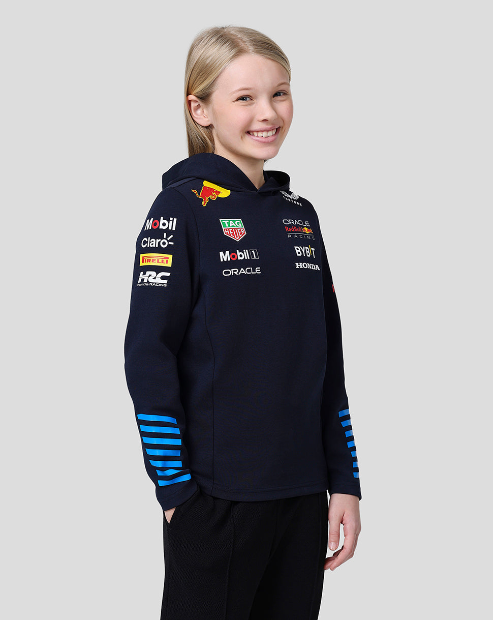 Oracle Red Bull Racing Junior Official Teamline Pullover Hoodie – Nachthimmel - Night Sky