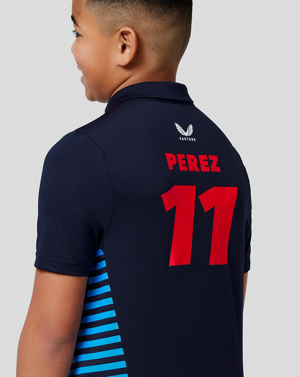 Polo de manga corta Oracle Red Bull Racing Official Teamline Checo junior – Night Sky - Night Sky