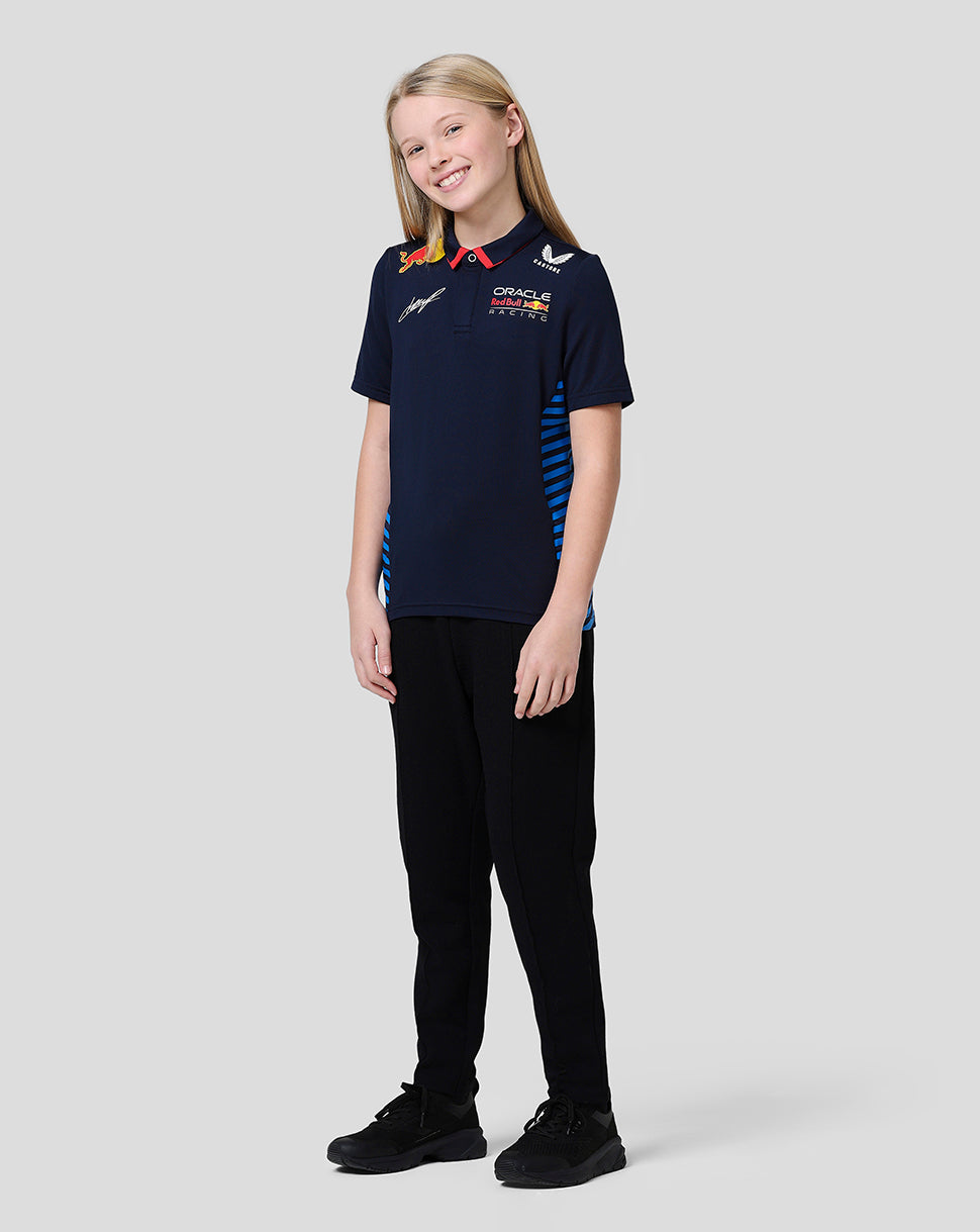 Polo de manga corta Oracle Red Bull Racing Official Teamline Checo junior – Night Sky - Night Sky