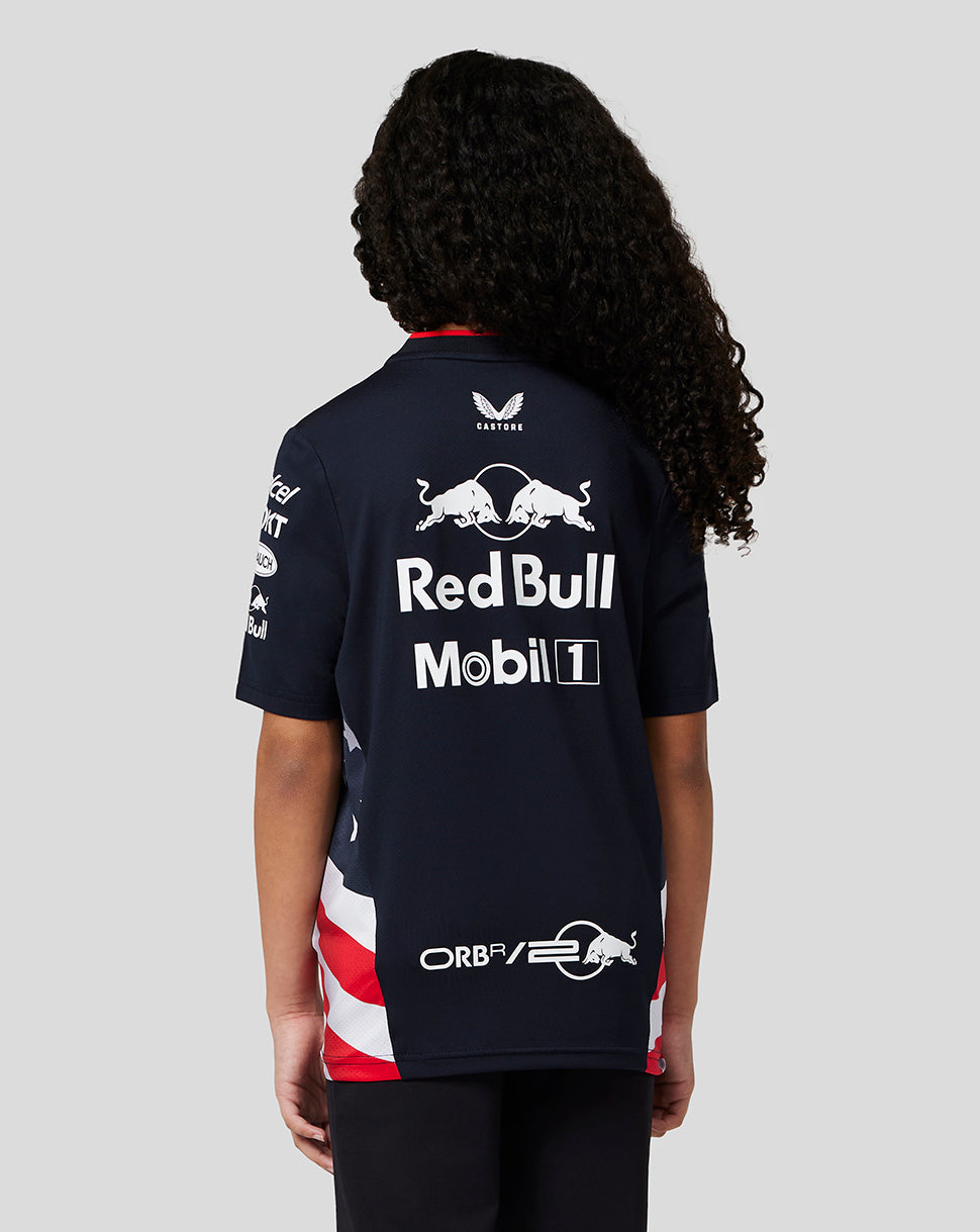 Oracle Red Bull Racing Junior Official Teamline America Race Team T-Shirt - Night Sky - Night Sky