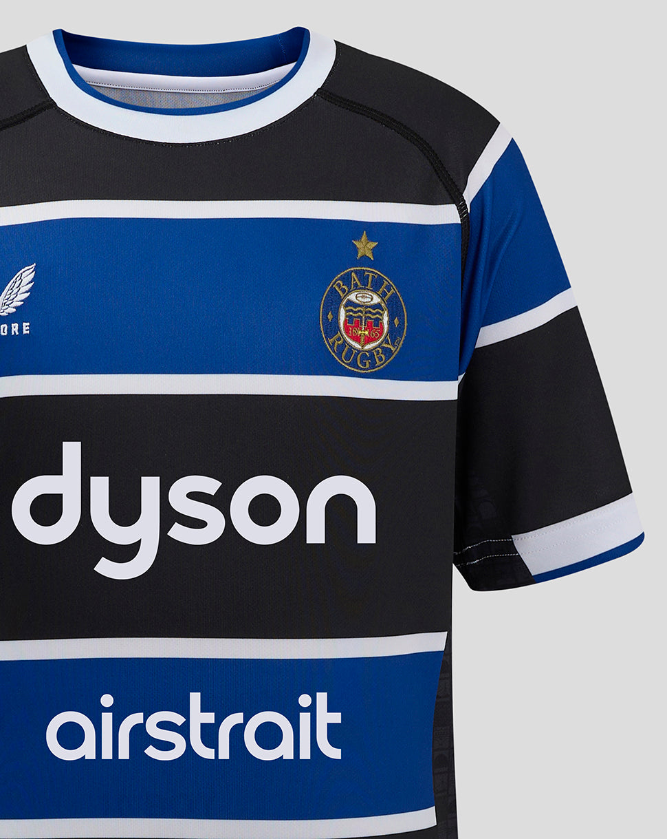 Bath Rugby Junior 24/25 Heim Trikot - Surf The Web/Caviar