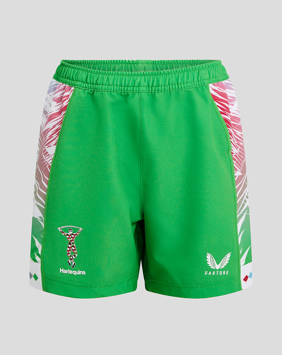 Pantalón corto Harlequins Junior 24/25 Visitante - Verde