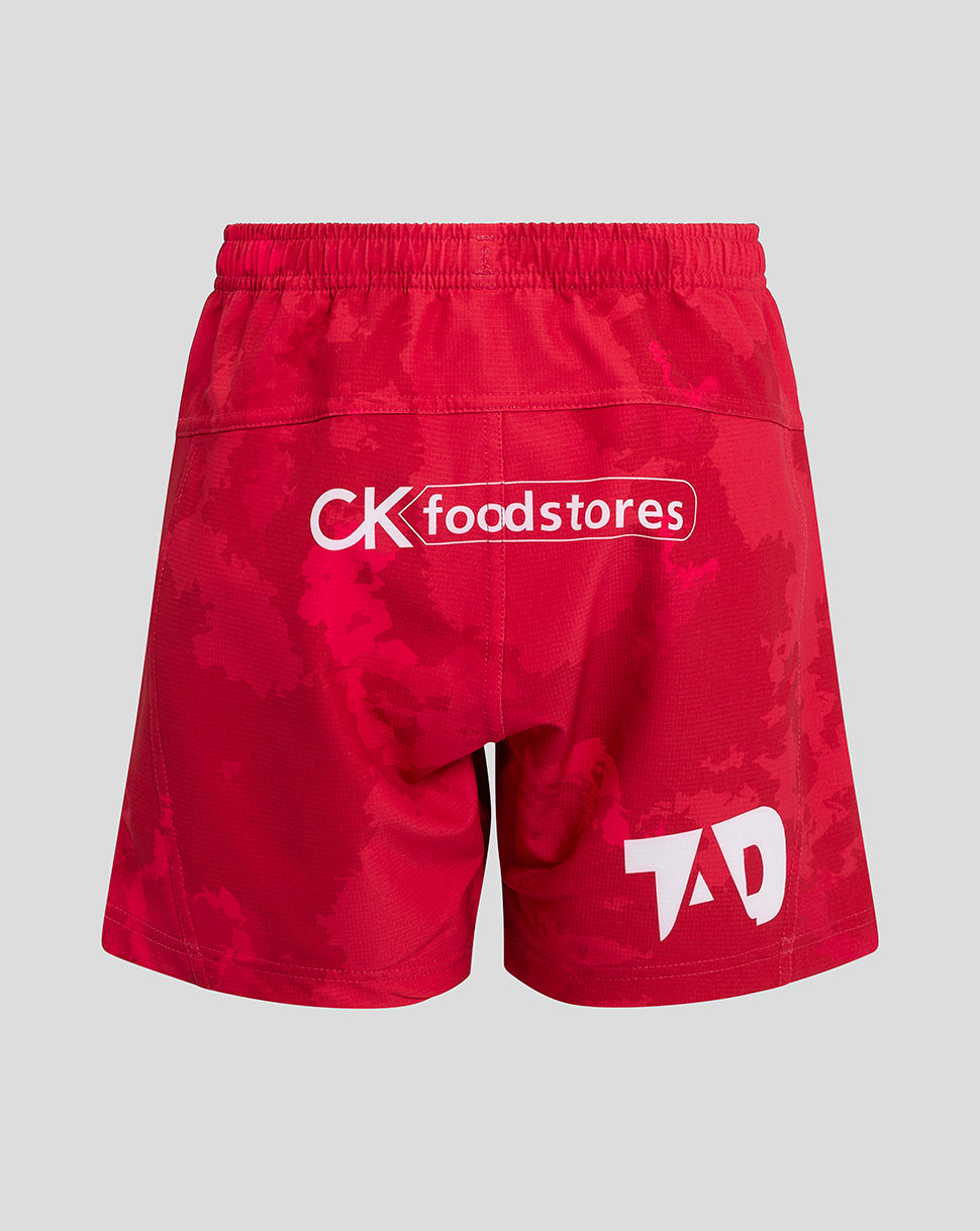 Scarlets Junior 24/25 Heim Shorts - Scarlet/Scarlet Sage