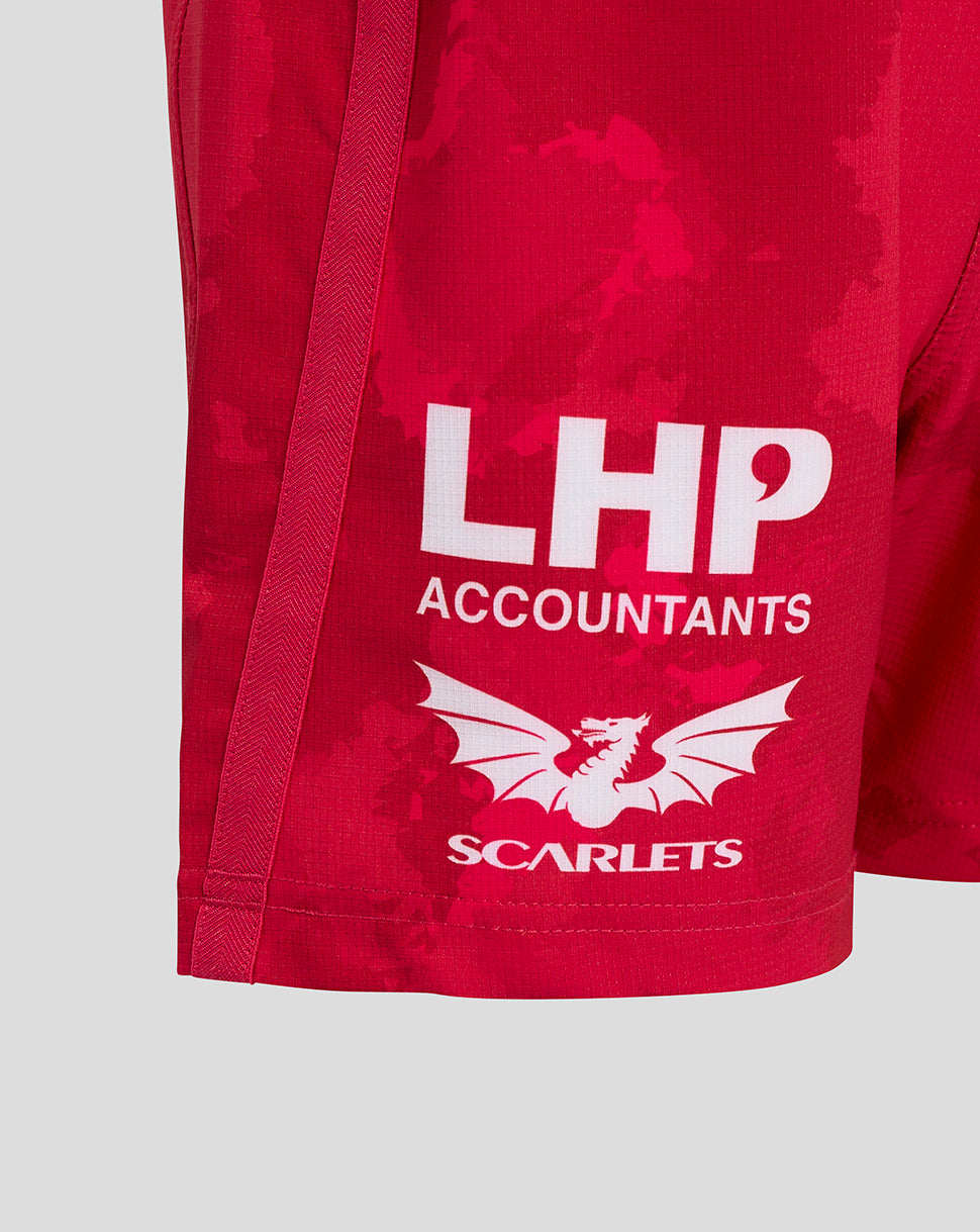 Scarlets Junior 24/25 Heim Shorts - Scarlet/Scarlet Sage