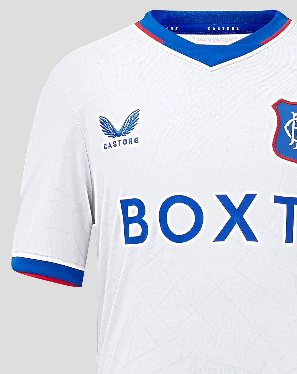 Camiseta Rangers Junior 24/25 Visitante - Gris/Azul