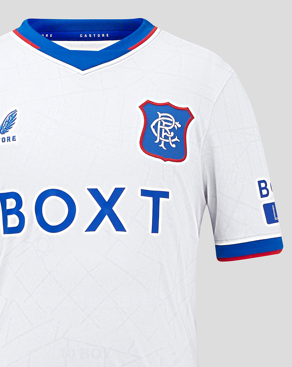 Camiseta Rangers Junior 24/25 Visitante - Gris/Azul