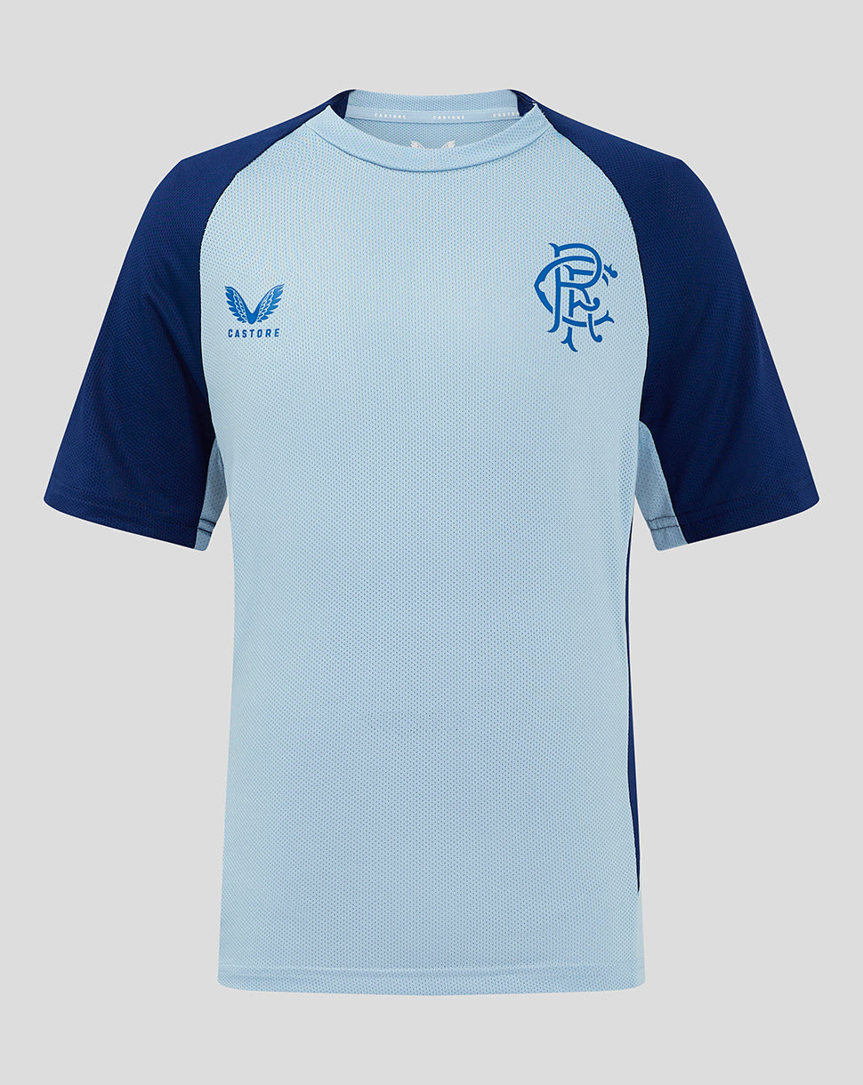 Rangers Junior 24/25 Pro Players Trainings-Kurzarm-T-Shirts - Hellblau